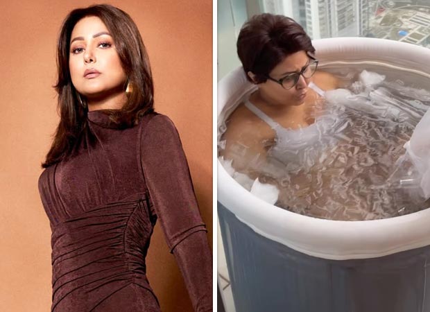 Hina Khan undergoes ice therapy amid cancer recovery; warns fans saying, “Do not attempt it without professional guidance”