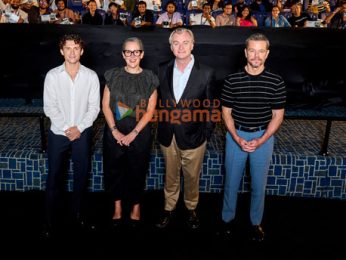 Photos: Christopher Nolan, Matt Damon, Tom Holland, Emma Thomas snapped in Mumbai for The Odyssey premiere and press conference Photos: Christopher Nolan, Matt Damon, Tom Holland, Emma Thomas snapped in Mumbai for The Odyssey premiere and press conference