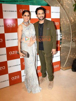 Photos: Gautami Kapoor snapped at AZA Bandra Meet the Designer Varun Chakkilam event
