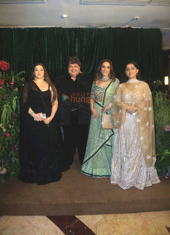 photos janhvi kapoor anil kapoor bhumi pednekar varun dhawan rakul preet singh rekha and others attend anshula kapoor and roha