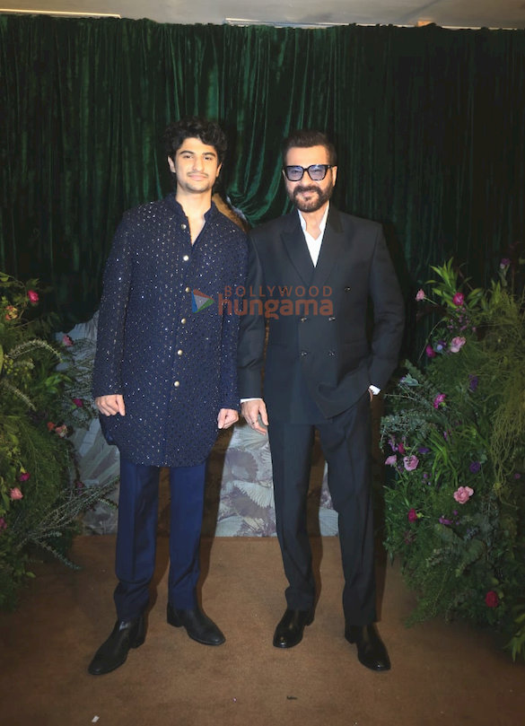 photos janhvi kapoor anil kapoor bhumi pednekar varun dhawan rakul preet singh rekha and others attend anshula kapoor and roha 33
