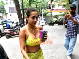 Photos: Malaika Arora snapped outside a gym in Bandra