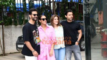 Photos: Neha Dhupia, Angad Bedi, Nupur Sanon and Stebin Ben snapped in Bandra