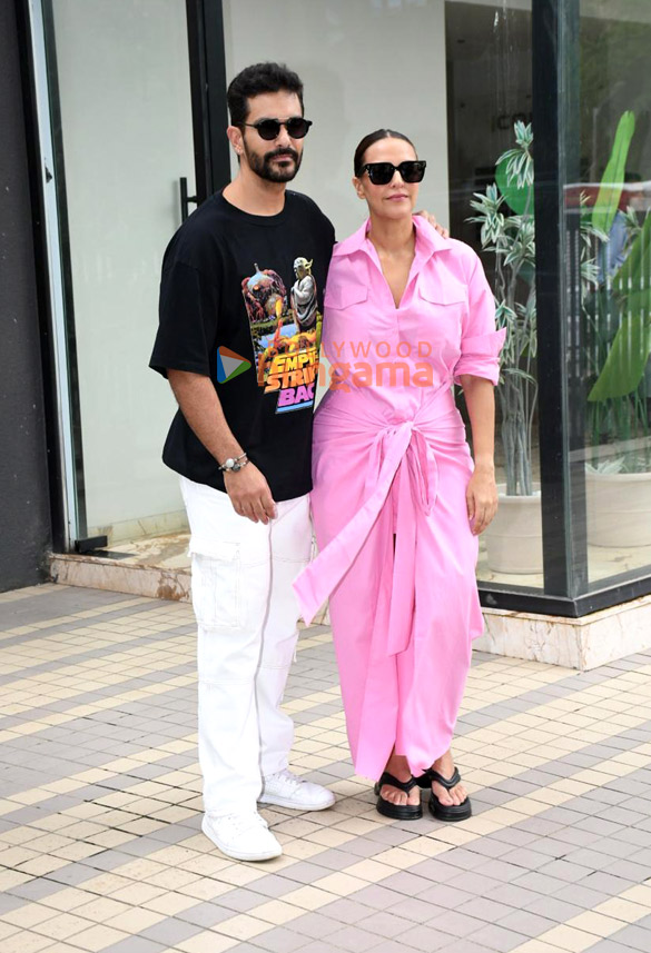 photos neha dhupia angad bedi nupur sanon and stebin ben snapped in bandra 6