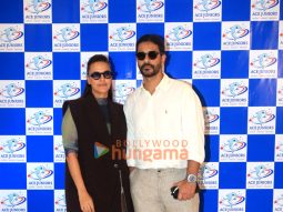 Photos: Neha Dhupia, Sachin Tendulkar and others were snapped at the launch of Ace Juniors by Ajit and Fatema Agarkar
