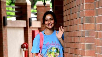 Photos: Neha Sharma snapped at her residence in Bandra