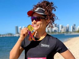 Saiyami Kher completes her first Gold Coast Marathon in Australia; says, “Definitely one of the most breathtaking races I have done”