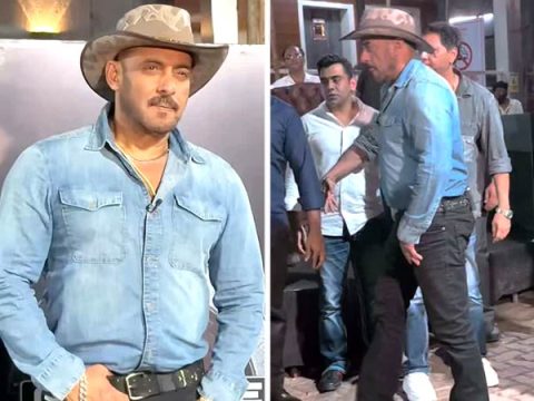 Salman Khan spotted on Alliance sets; sparks rumours of a special episode with Sohail Khan Salman Khan spotted on Alliance sets; sparks rumours of a special episode with Sohail Khan