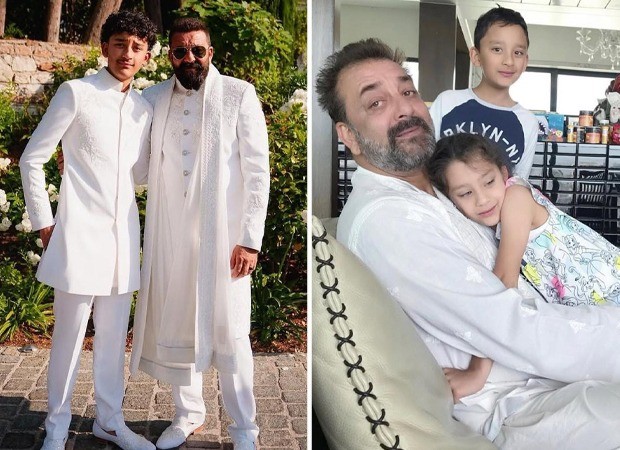 Sanjay Dutt's twins Shahraan and Iqra pen heartfelt birthday wishes, call him the "best dad"