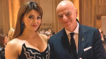 Urvashi Rautela meets FIFA President Gianni Infantino in New York