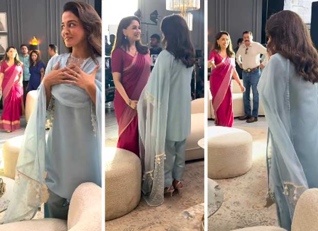 Wamiqa Gabbi meets childhood idol Madhuri Dixit, recreates iconic 'Dhak Dhak' step: “My 13-year-old self would be thrilled”