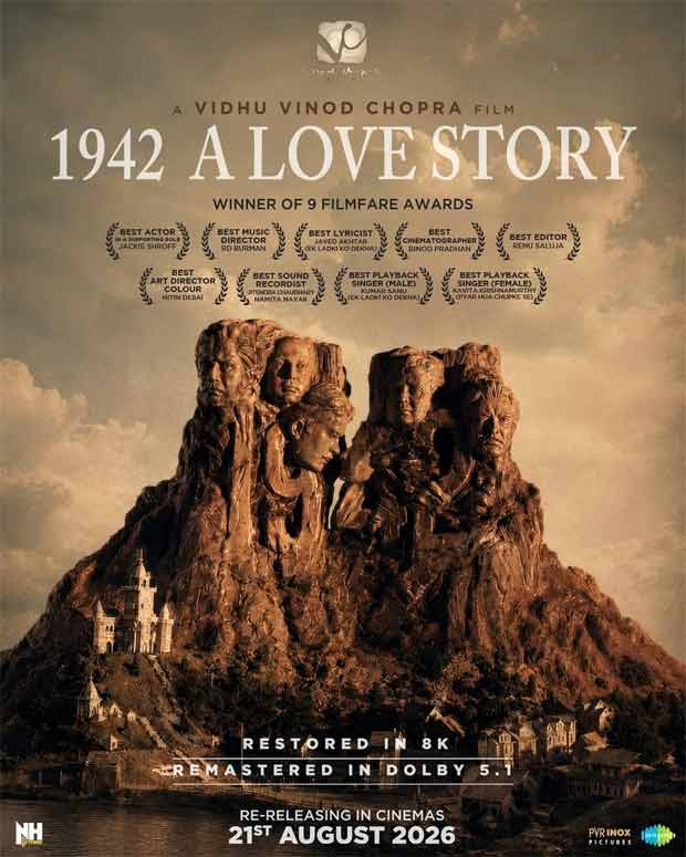Vidhu Vinod Chopra’s 1942: A Love Story to re-release on August 21 in restored 8K resolution