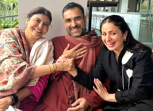 Rasika Dugal drops pictures with Pankaj Tripathi aka Kaleen Bhaiya along with his real-life wife Mridula Tripathi, ahead of Mirzapur: The Movie release : Bollywood News