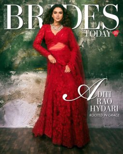 Aditi Rao Hydari on the cover of Brides Today