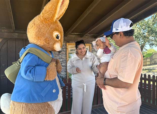 Nidhi Dutta and Binoy Gandhi celebrate daughter Sitara’s first birthday in London and Disneyland