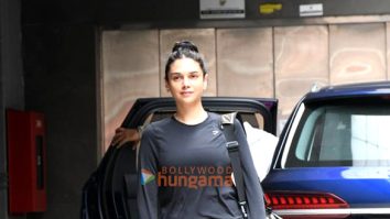 Photos: Aditi Rao Hydari snapped outside a gym in Bandra