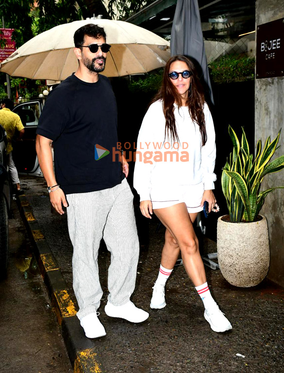 photos neha dhupia angad bedi and rukmini vasanth snapped outside a cafe in bandra 3