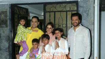Photos: Riteish Deshmukh, Genelia Deshmukh and their kids snapped in Bandra