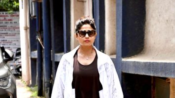 Photos: Shamita Shetty snapped outside a gym in Bandra