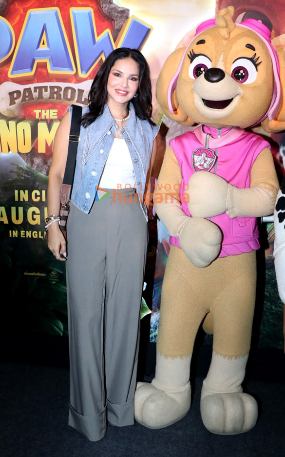 photos sunny leone and others grace the special screening of paw patrol the dino movie 2