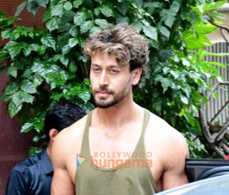 Photos: Tiger Shroff snapped outside a salon in Bandra