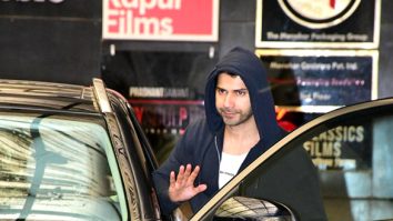 Photos: Varun Dhawan snapped outside a gym in Khar