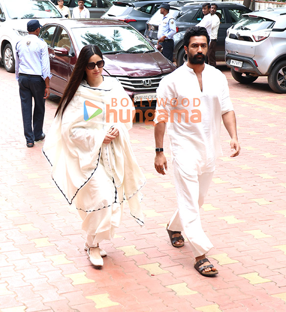 Photos: Vicky Kaushal, Katrina Kaif, Aruna Irani and others attend late Kuku Kohli’s Prayer Meet
