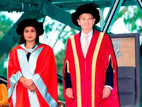 Rani Mukerji becomes second Indian film personality after Shah Rukh Khan to receive La Trobe Honorary Doctorate Rani Mukerji becomes second Indian film personality after Shah Rukh Khan to receive La Trobe Honorary Doctorate