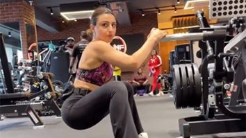 Soha Ali Khan’s intense workout