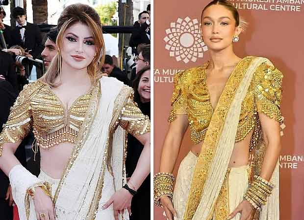 Sandeep Khosla calls Urvashi Rautela’s Cannes saree an “exact copy” of Gigi Hadid’s 2023 look: “Make a better version”