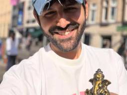 Kartik Aaryan celebrates Ganesh Chaturthi in UK; says, “Miles away from home, but never away from Bappa”