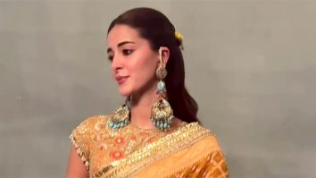Ananya Panday is traditionally draped this festive season