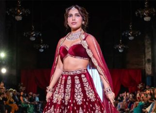 Bhumi Pednekar turns showstopper for Nazranaa at New York Fashion Week in red lehenga