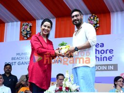 Photos: Ajay Devgn, Amruta Fadnavis and others were snapped at Grace Divyaj Foundation’s Sea Shore Shine Clean-Up Drive 2026