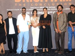 Photos: Ajay Devgn, Shriya Saran, Tabu and others grace the trailer launch of Drishyam – The Conclusion in Goa
