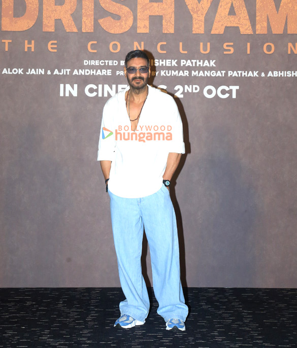 photos ajay devgn shriya saran tabu and others grace the trailer launch of drishyam the conclusion in goa 26 10