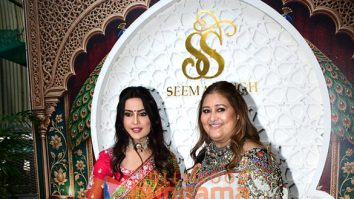 Photos: Amruta Fadnavis and Seema Singh snapped at SPO store in Khar