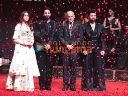 Photos: Ayushmann Khurrana, Sharvari, Sooraj Barjatya and Himesh Reshammiya snapped at the Yeh Prem Mol Liya music launch