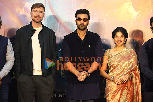 photos mr beast snapped with team ramayana ranbir kapoor sai pallavi nitesh tiwari namit malhotra and ravie dubey 2