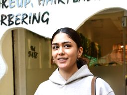 Photos: Mrunal Thakur spotted outside a salon in Bandra