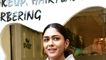 Photos: Mrunal Thakur spotted outside a salon in Bandra