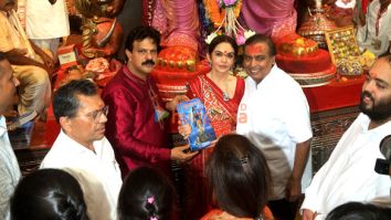Photos: Mukesh Ambani and family visit Lalbaug to seek blessings of Lalbaugcha Raja
