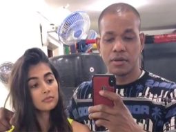 Pooja Hegde shares a fun moment with fitness trainer Harrison James