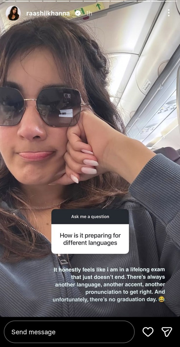 Raashii Khanna on preparing for films in different languages: “It honestly feels like I am in a lifelong exam that just doesn't end”