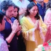 Shah Rukh Khan seeks blessings at Lalbaugcha Raja with Gauri and Suhana; fans go wild over family’s ethnic look