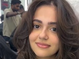 Aneet Padda getting her hair done is the cutest moment of the day!