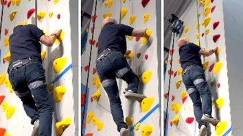 Anupam Kher, 71, climbs 35-foot rock wall in North Carolina: “I felt a wonderful sense of achievement”