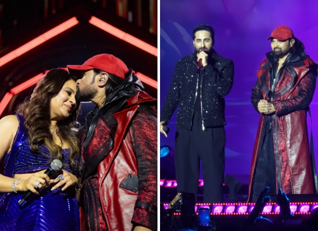 Himesh Reshammiya’s mic 'cuts out' mid-song, but his sweet moment with his wife is winning over the crowd.