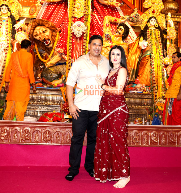 photos kajol bipasha basu mouni roy tanishaa mukerji and others snapped at 80th north bombay sarbojanin durga puja 24