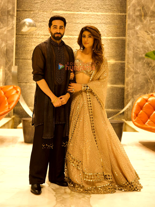 photos karan johar bhushan kumar sara ali khan and others were snapped at ayushmann khurrana and tahira kashyaps diwali festivities 1